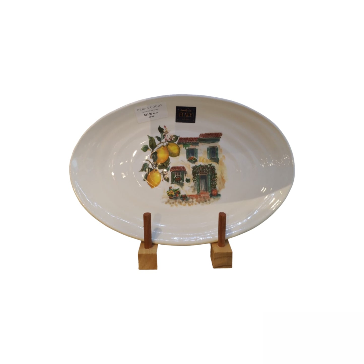 Fuente Ovalada Limón - Casa Italy Oval