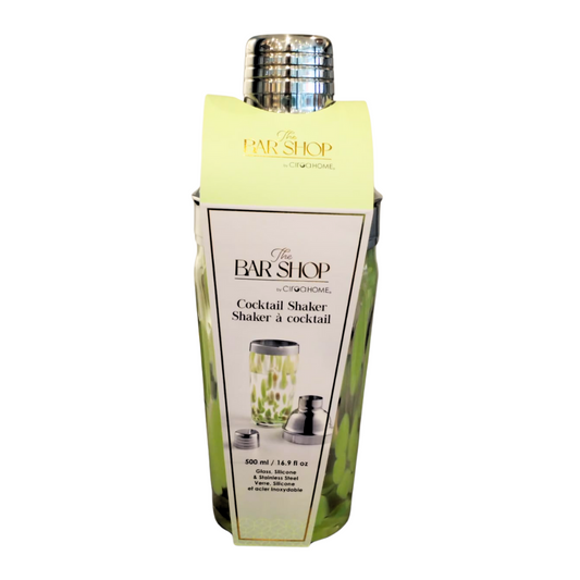 Shaker con Ondas Verdes - Vidrio