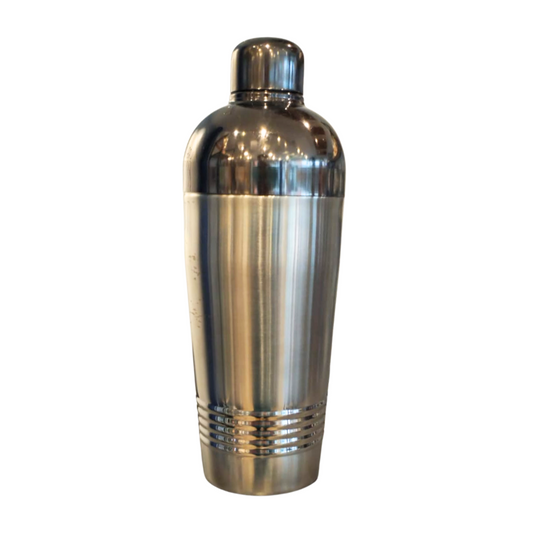 Shaker con Tapa Negra - Metálico