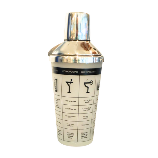 Shaker Mate con Recetas - Vidrio