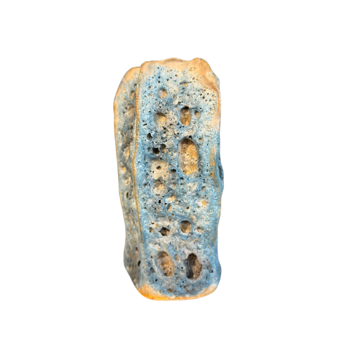 Florero Luffa Tall Mini S Sea Blue – Cerámica