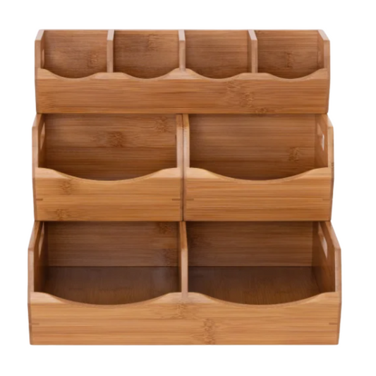 Organizador Apilable de Bambú (4PZ) - Seville Classics