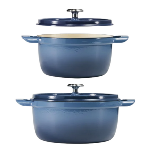 Juego de Ollas Azul - Hierro Fundido
