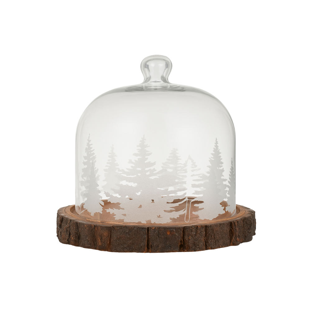 Domo con Base de Madera Tronco – S