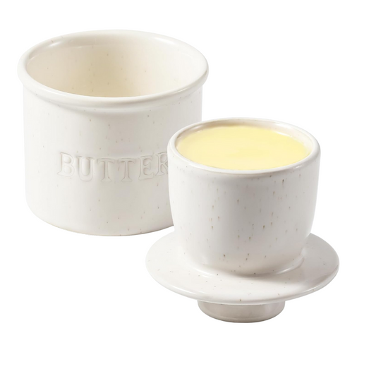 Mantequillera Francesa Beige