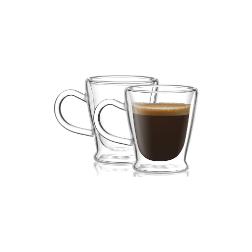 Tazas Café Doble Fondo vidrio - Bombay 75ml
