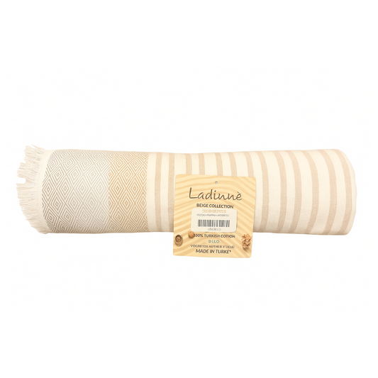 Toalla Mosaico Beige – Landinne