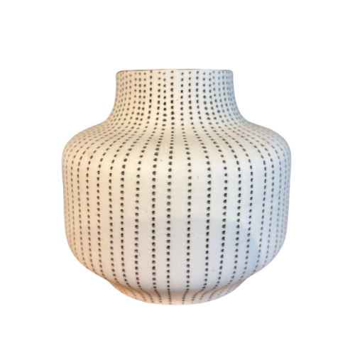 Florero Diana Mini S Brown Striped – Cerámica