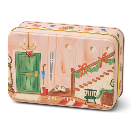 Latas Navideñas Escalera Wassail – Estaño