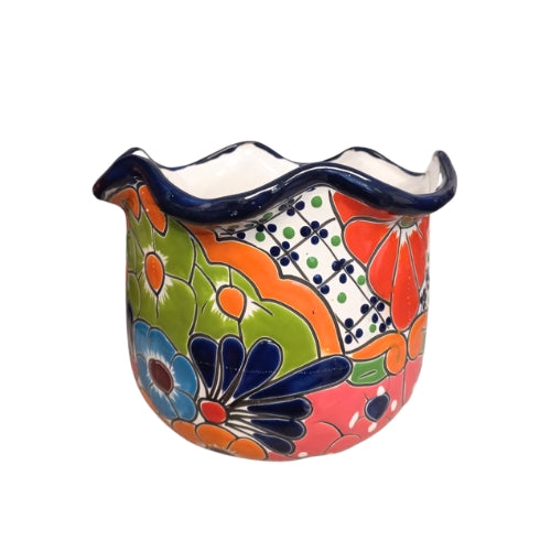 Maceta Pintada a Mano 24 cm - México