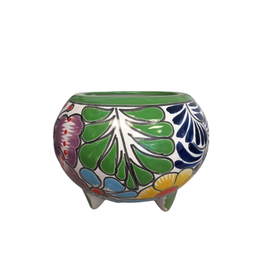 Maceta Pintada a Mano 16 cm- México
