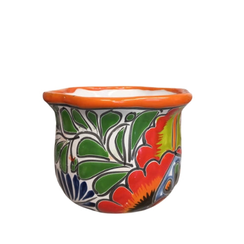 Maceta Pintada a Mano 16 cm - México