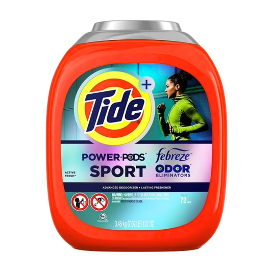Detergente con Eliminadores de Olores Deportivos - Tide Power Pods