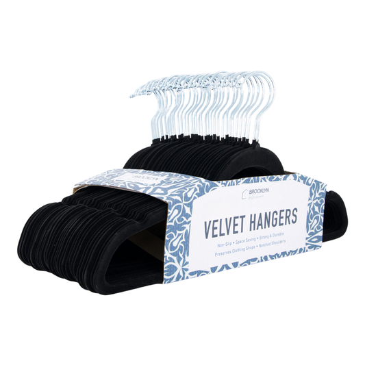 Armadores de Gamusa Negros Antideslizantes - Set de 12