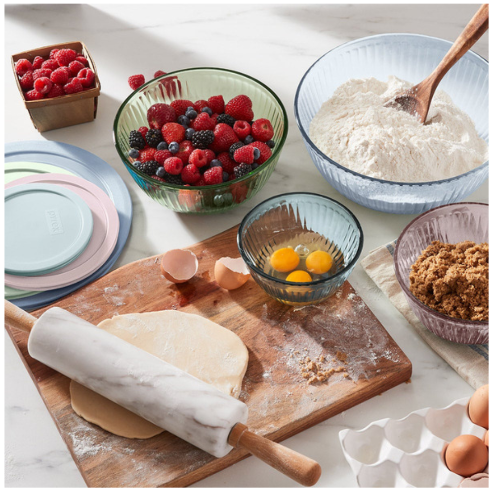Bowls con Tapa Pyrex Colores – Set de 8 Piezas