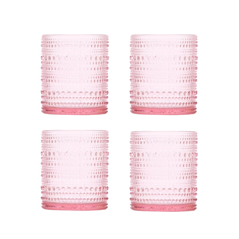 Vasos Rosado - Set de 4