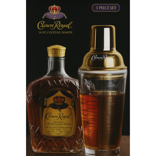 Shaker con Recetas Crown Royal - Vidrio