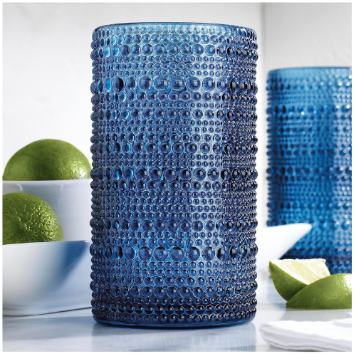 Vasos Azules Halo 15,2 oz - Set de 4