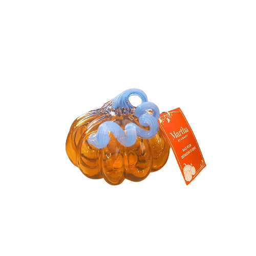 Calabaza Naranja Decorativa de Vidrio - Martha Stewart