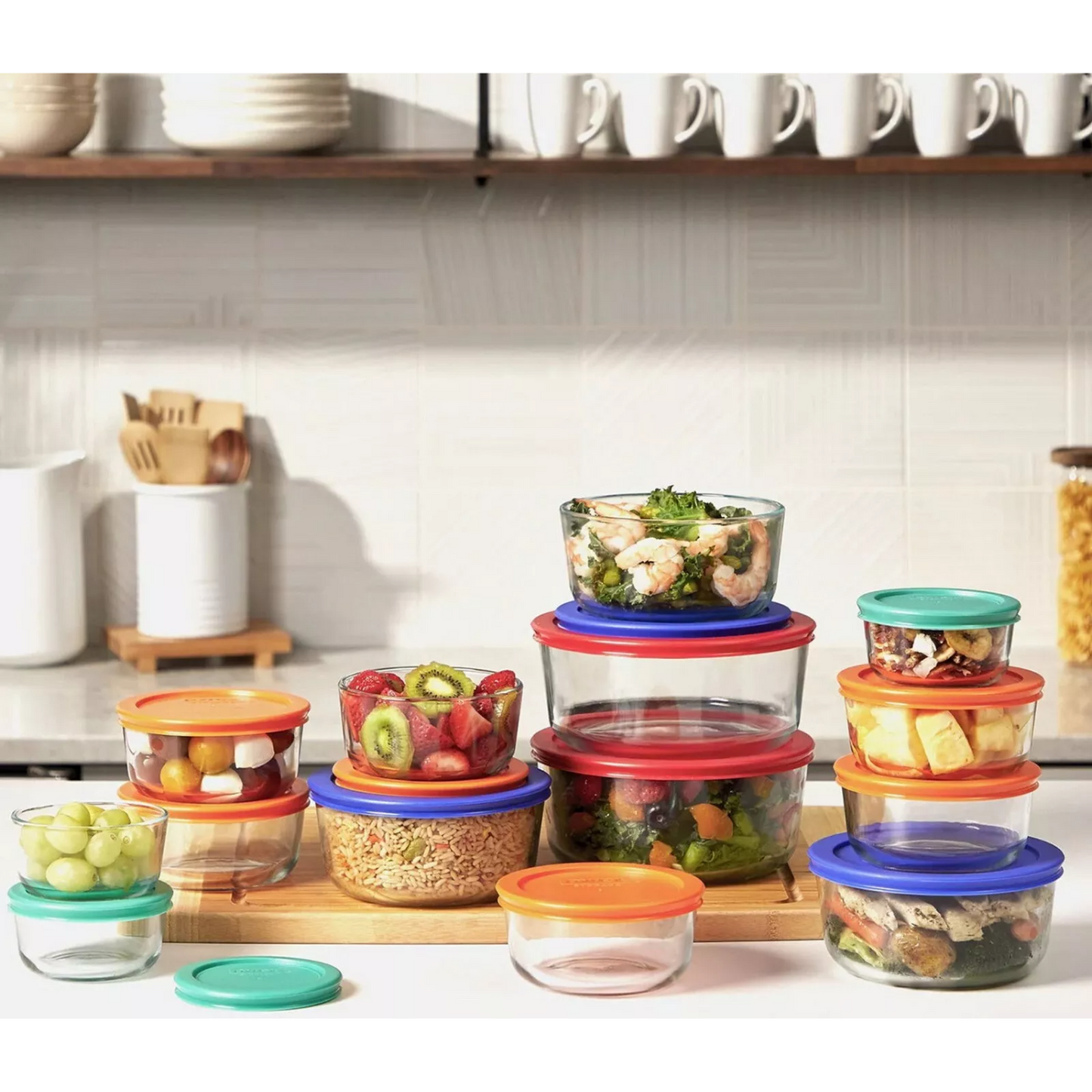 Contenedores Herméticos con Tapa 28U - PYREX