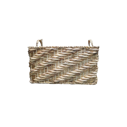 Canasto Rectangular Filo Entorchado - Mimbre