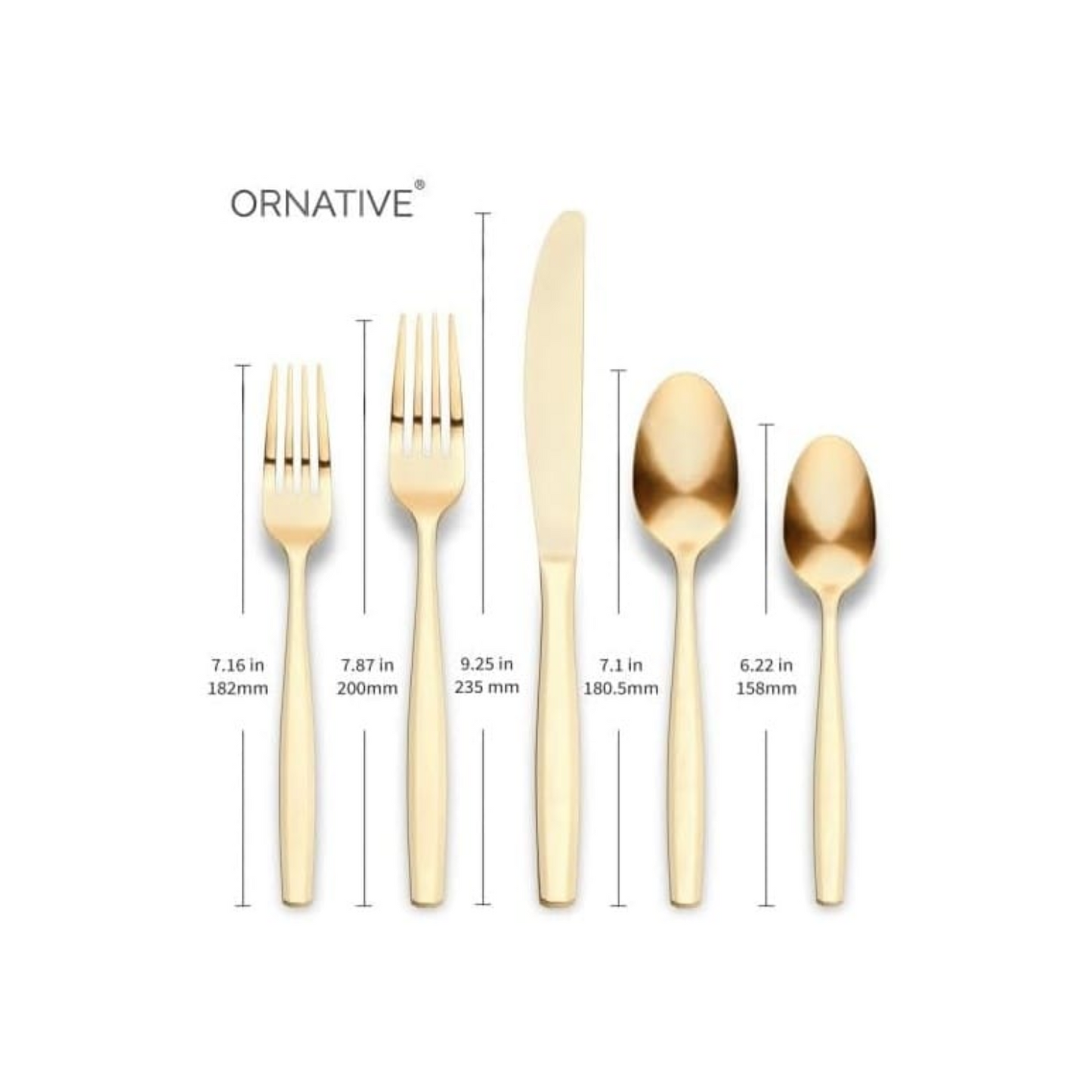 Juego de Cubiertos ORNATIVE – 20 Piezas