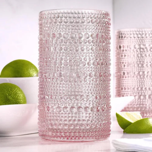 Vasos Halo Rosados 15.2 oz - Set de 4 Vasos