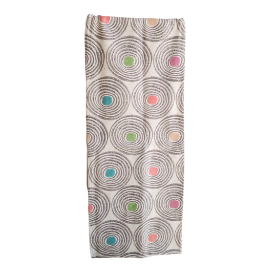 Camino De Mesa Circles Multi Algodon