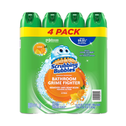 Espuma Limpiadora para Baño 4U - Scrubbing Bubbles Citrus