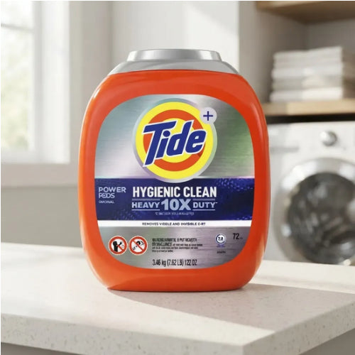 Detergente Tide PODS Heavy Duty Hygienic Clean – 72 Cápsulas