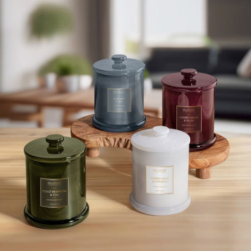 Vela Aromática de Doble Mecha - Bellevue Luxury Candles