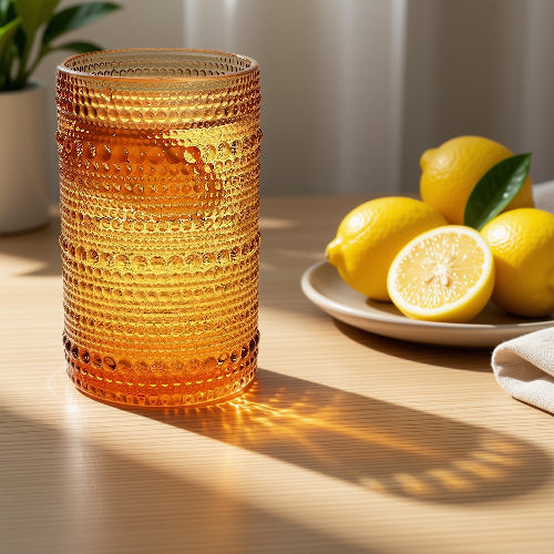 Vasos Halo Amarillos 15.2 oz - Set de 4