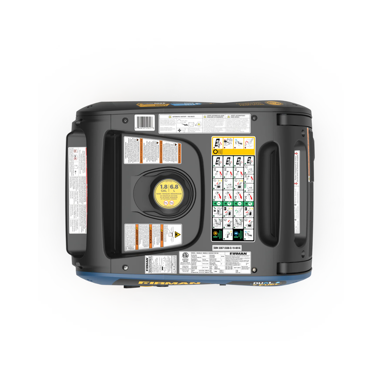 WH03242 - Generador Inversor a Combustible Dual Firman 4000W