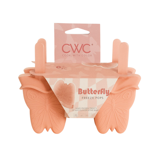 Molde para Helados Mariposa Durazno – Set de 6