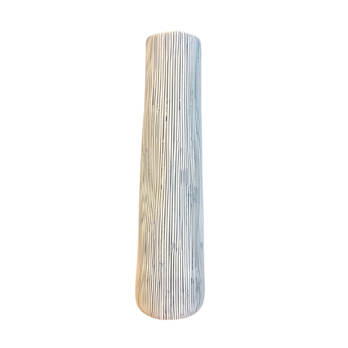 Florero Koza M Striped Grey – Cerámica