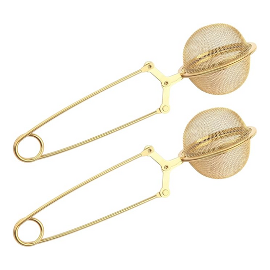 Infusores para Té Dorados