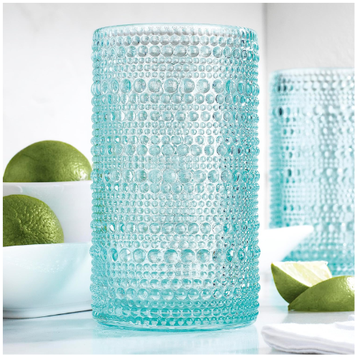 Juego de Vasos Halo Celeste 15.2 oz - Set de 4