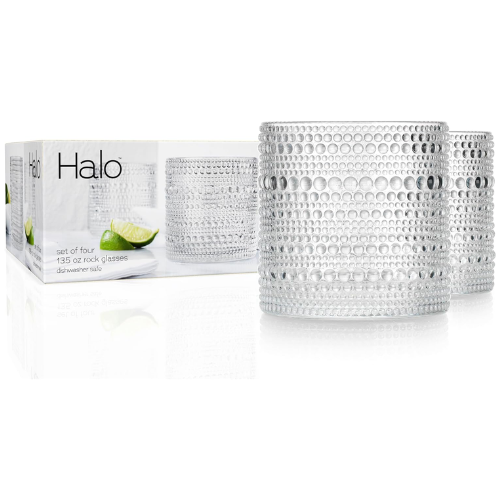 Juego de Vasos Transparente set 4 - Halo