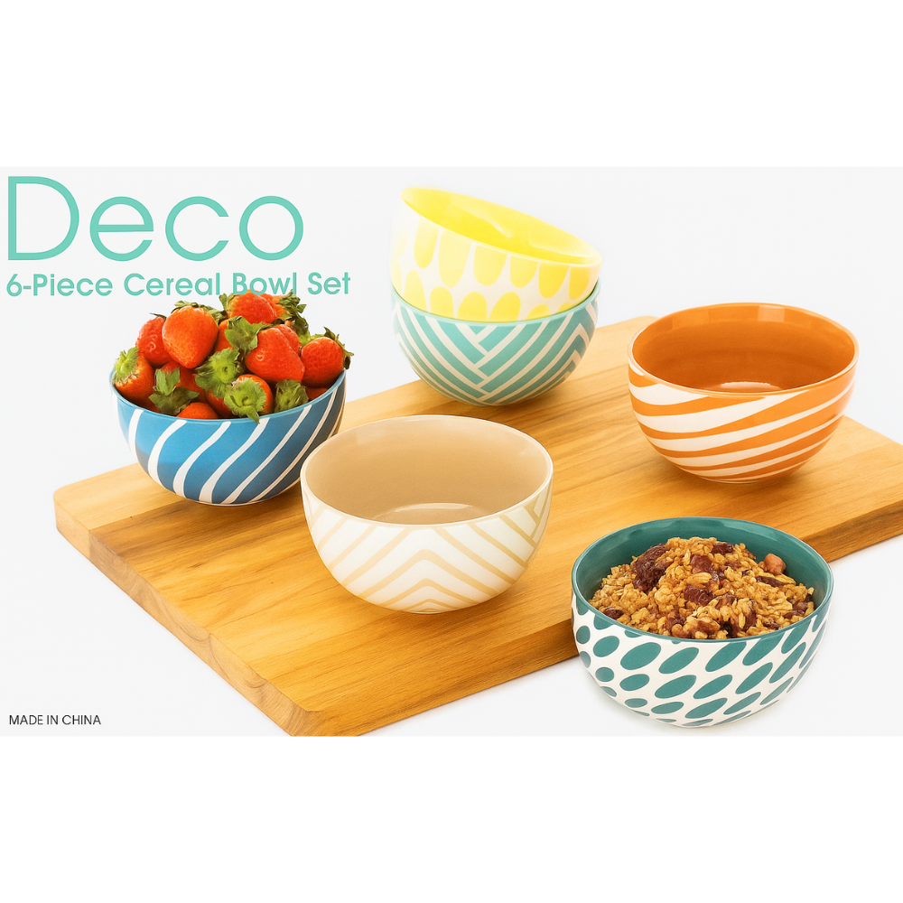 Set de Bowls Deco - 6Pz