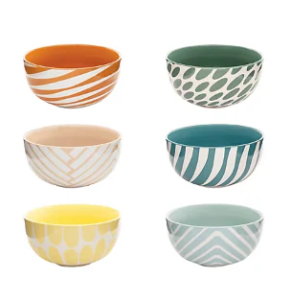 Set de Bowls Deco - 6Pz
