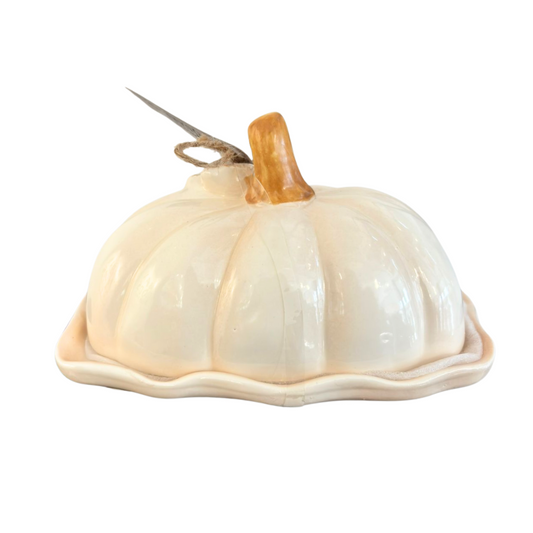 Mantequillera Calabaza Blanca