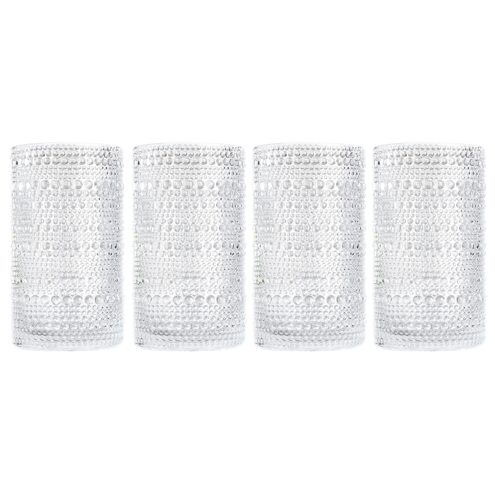 Vasos Transparentes 15,2 oz - Set de 4