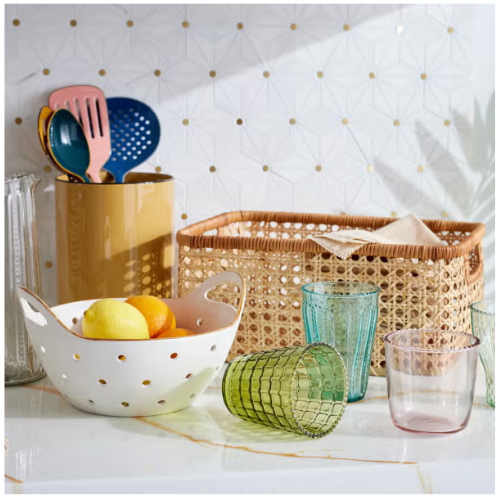 Vaso Cristal Volantes - set 1