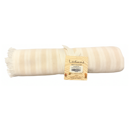 Toalla Líneas Delgadas Beige – Landinne