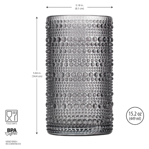 Juego de Vasos Negro set 4 - Halo