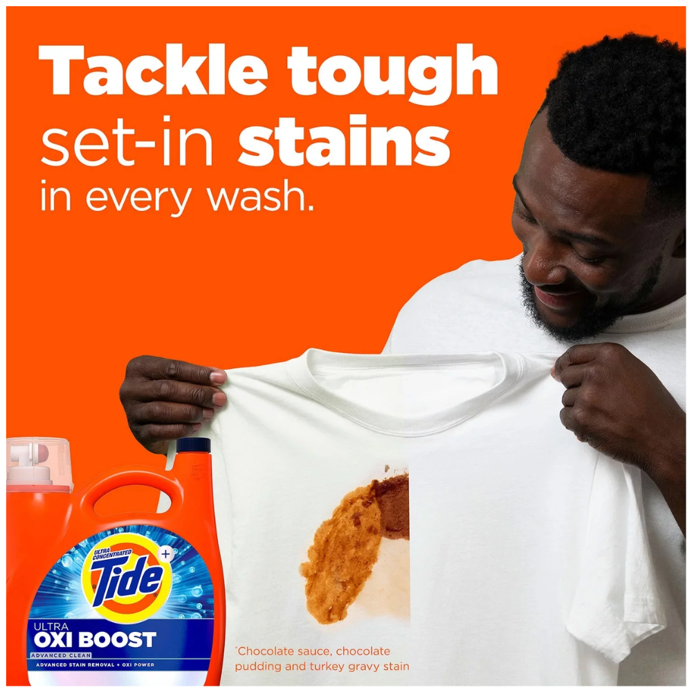Detergente Líquido Tide Ultra Oxi - Boost Advanced Clean