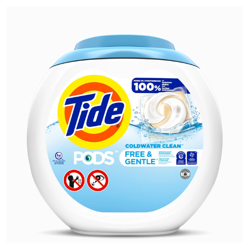 Detergente Tide Pods - Free & Gentle