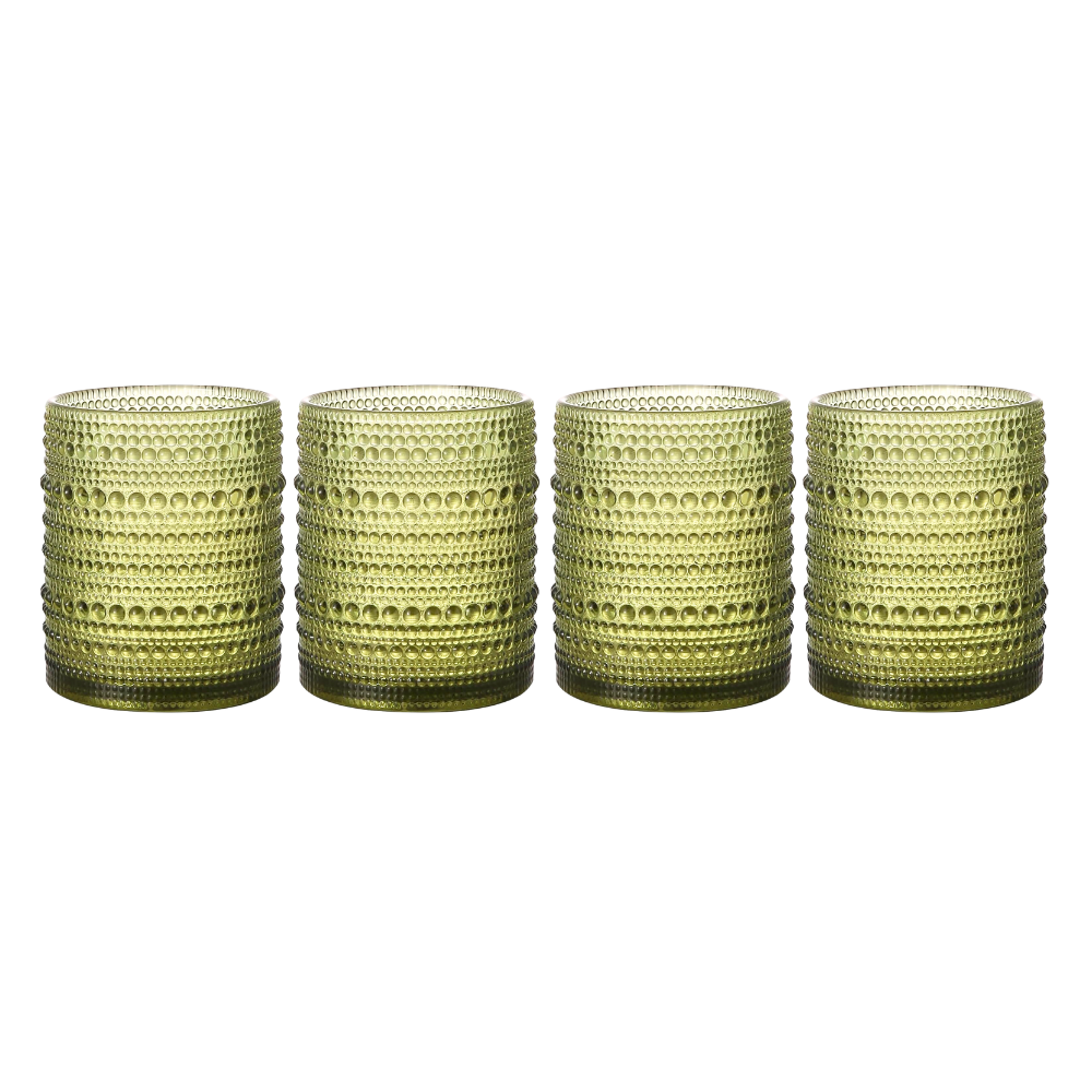 Vasos Verde 13,5 oz - Set de 4