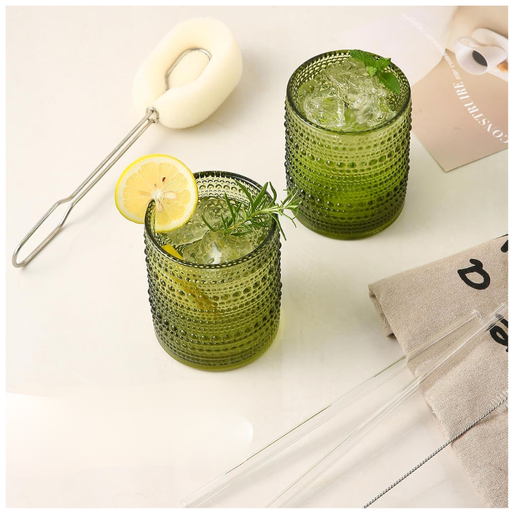 Vasos Verde 13,5 oz - Set de 4