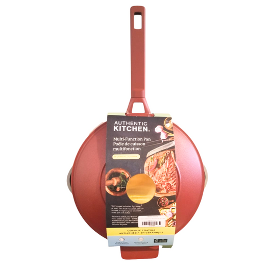 Cacerola Cerámica Roja 26 cm - Authentic Kitchen